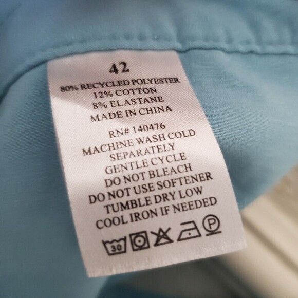 Faherty Men's Retro Board Shorts Swim Surf Stripe Blue Size 42 $98 - Picture 12 of 16